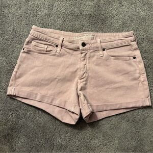 Universal Thread Pink Jean Shorts with Cuffed Hem